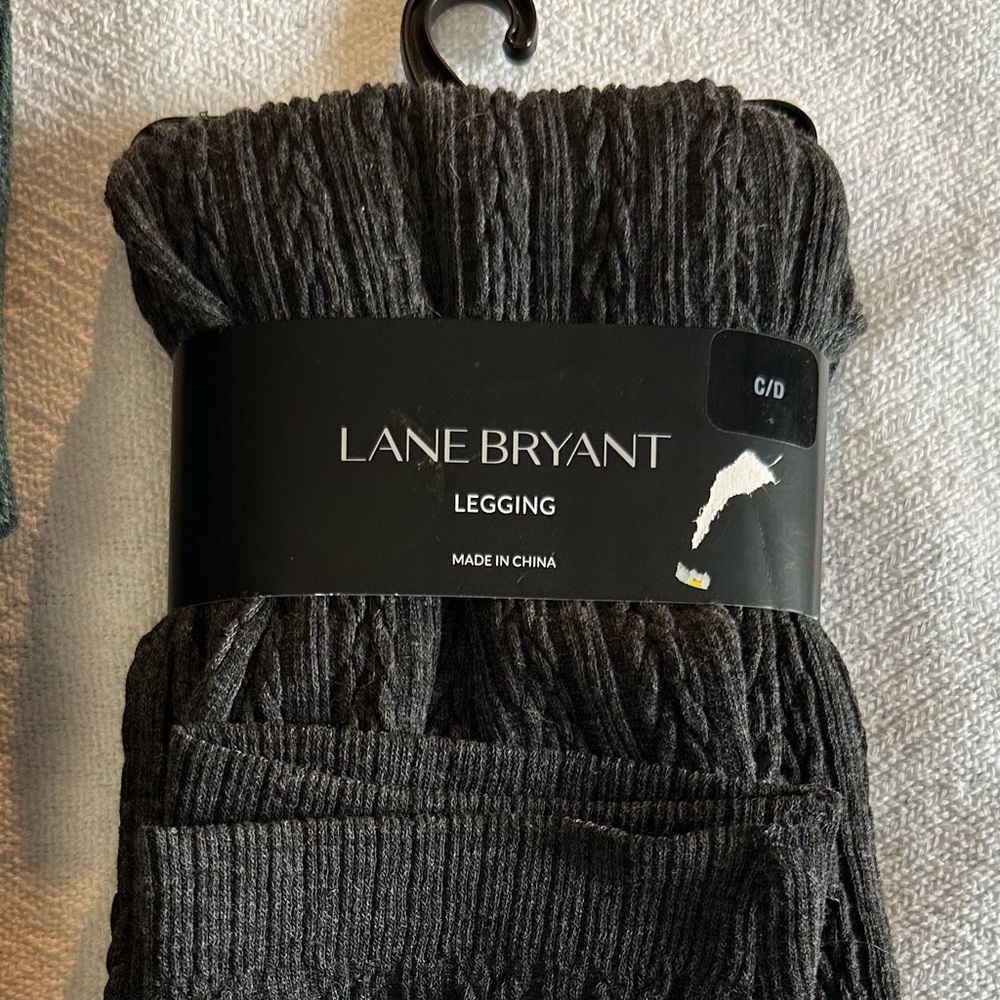 2 for $17! Lane Bryant charcoal Leggings